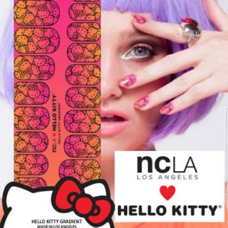 สติ๊กเกอร์ติดเล็บ NCLA hello kitty