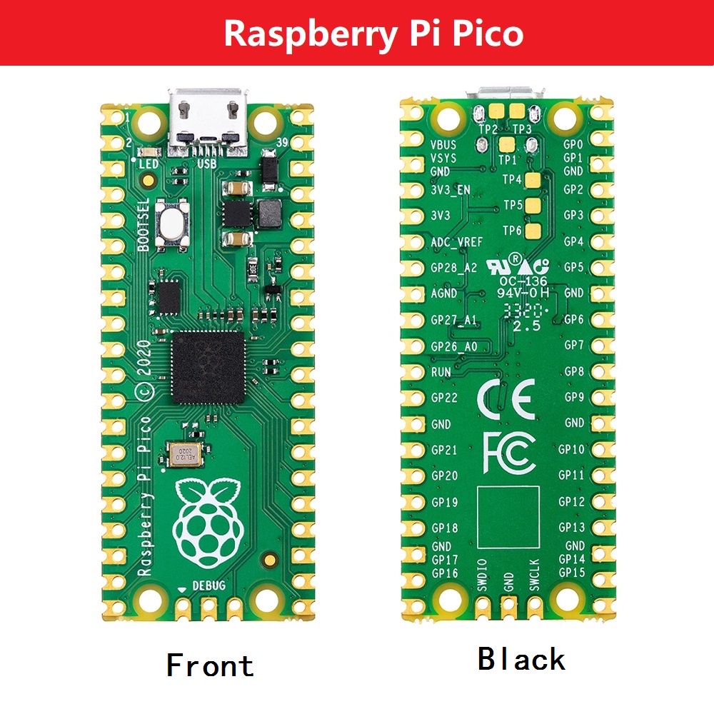 original-raspberry-pi-pico-develop-board-rp2040-low-power-microcomputers-high-performance-processor-pre-soldered-pico