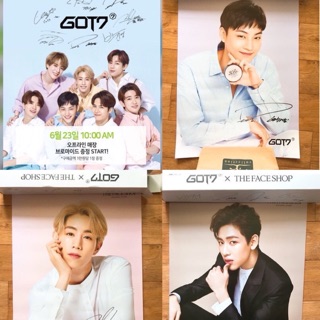 Got7 โปสเตอร์เดี่ยว Thefaceshop จากเกาหลี