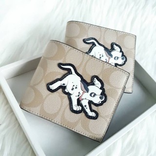 COACH 91655 DISNEY X COACH 3-IN-1 WALLET IN SIGNATURE CANVAS WITH DALMATIAN