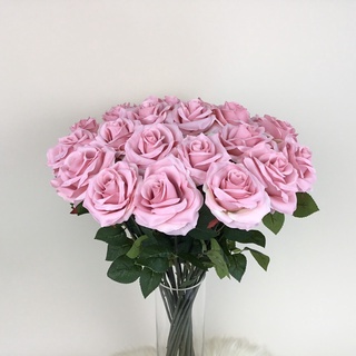 กุหลาบปลอม ดอกไม้ประดิษฐ์เกรดพรีเมียม สวยเหมือนจริง Artificial rose