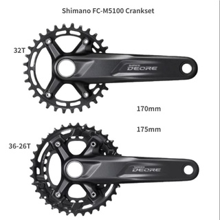 จานหน้า Shimano DEORE, FC-M5100, FC-M5100-2, FC-M5100-B2