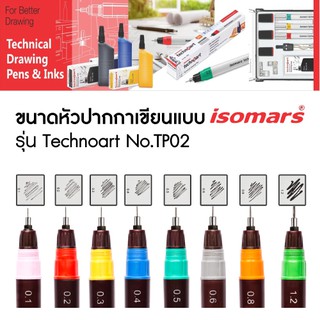 ISOMARS ปากกาเขียนแบบ TechnoArt 1 ด้าม