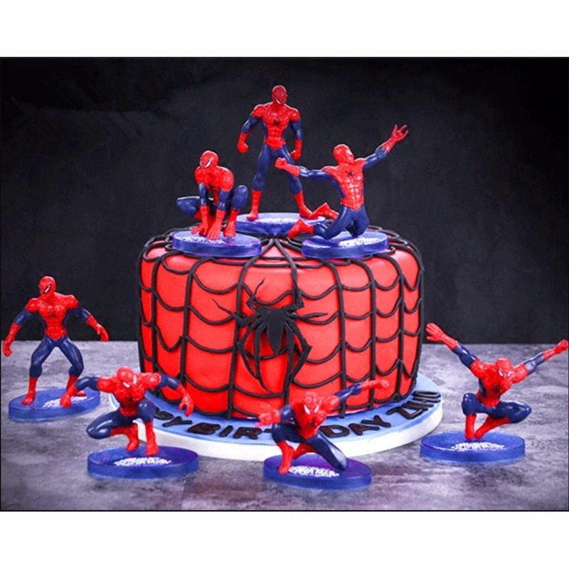 ภาพสินค้าของเล่นฟิกเกอร์ Spider-Man Hero 7 ชิ้น จากร้าน welcomebaby.th บน Shopee ภาพที่ 8