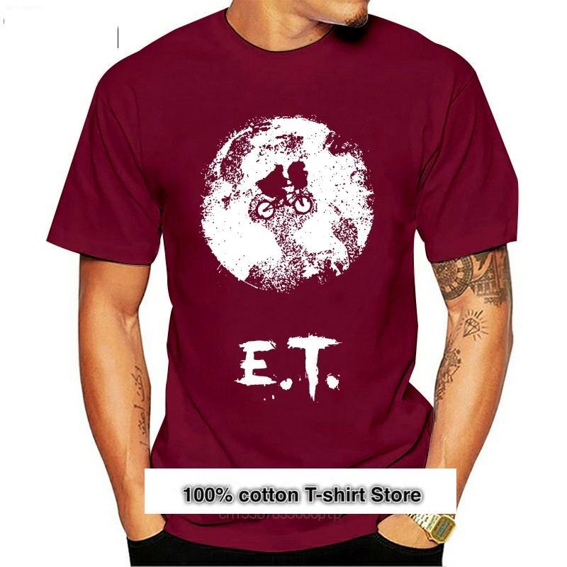 เสื้อยืดผ้าฝ้ายพิมพ์ลายขายดี-เสื้อยืด-พิมพ์ลายภาพยนตร์-et-et-alien-80s-สไตล์เรโทร-สําหรับผู้ชาย