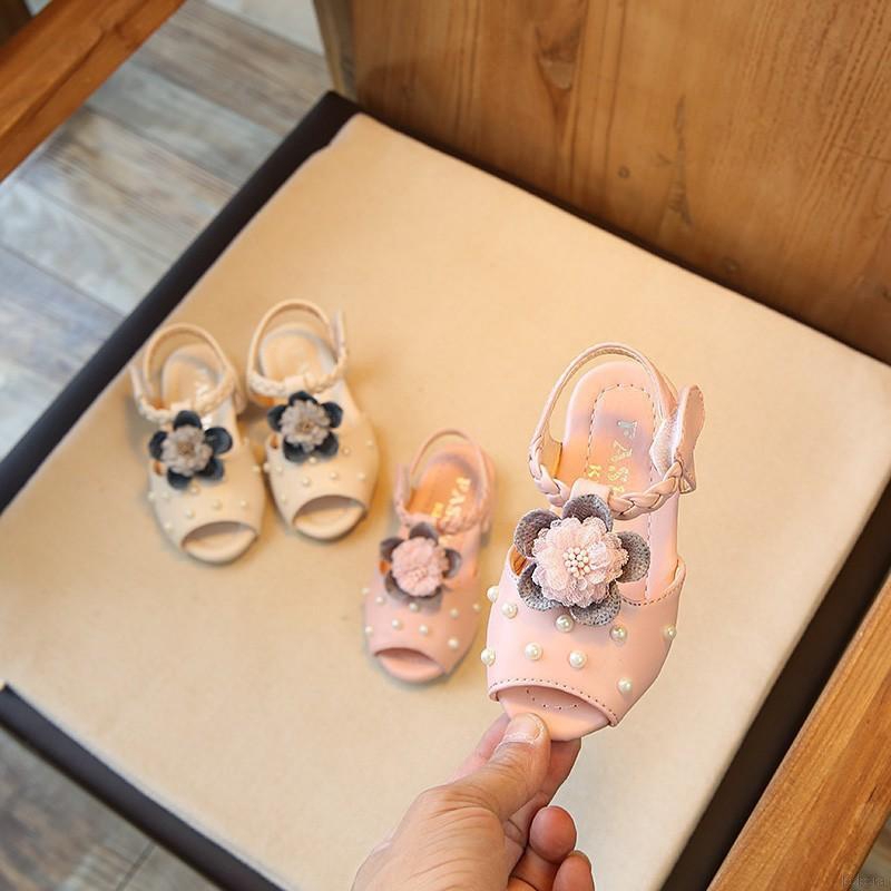 bobora-รองเท้าแตะลายดอกไม้สำหรับเด็กผู้หญิง