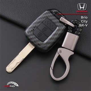 เคสเคฟล่ากุญแจรีโมทรถยนต์ Honda Brio / BR-V / City