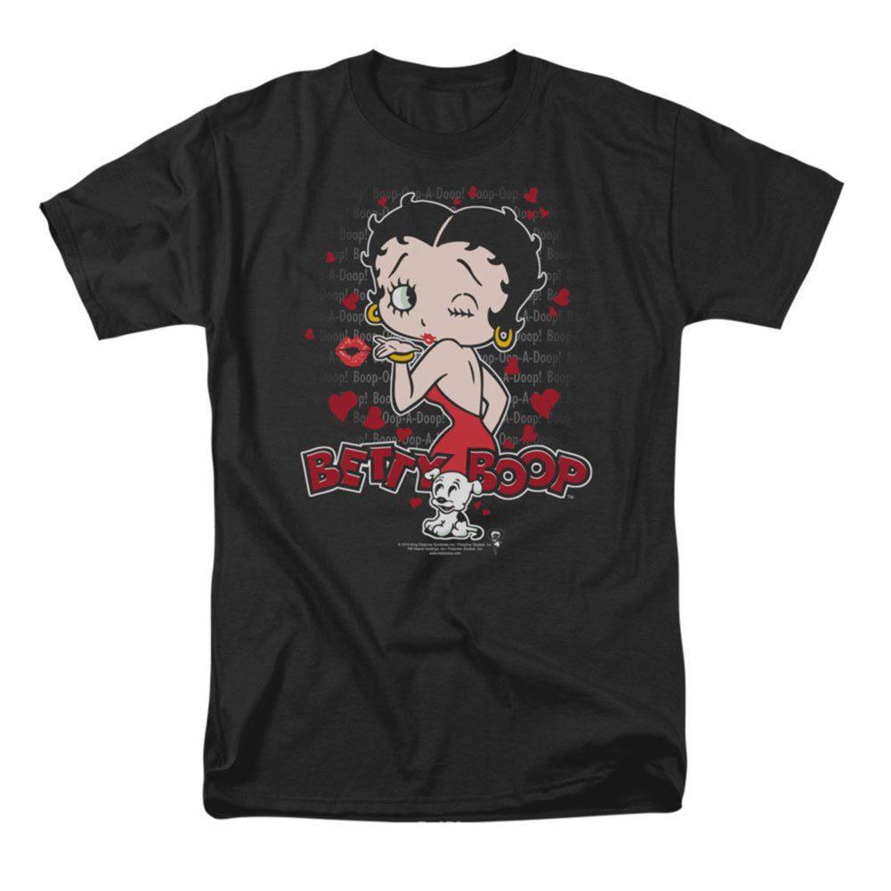 เสื้อยืดลายกราฟฟิก Betty Boop คลาสสิก Kiss L 100 Ltz2 Shopee Thailand