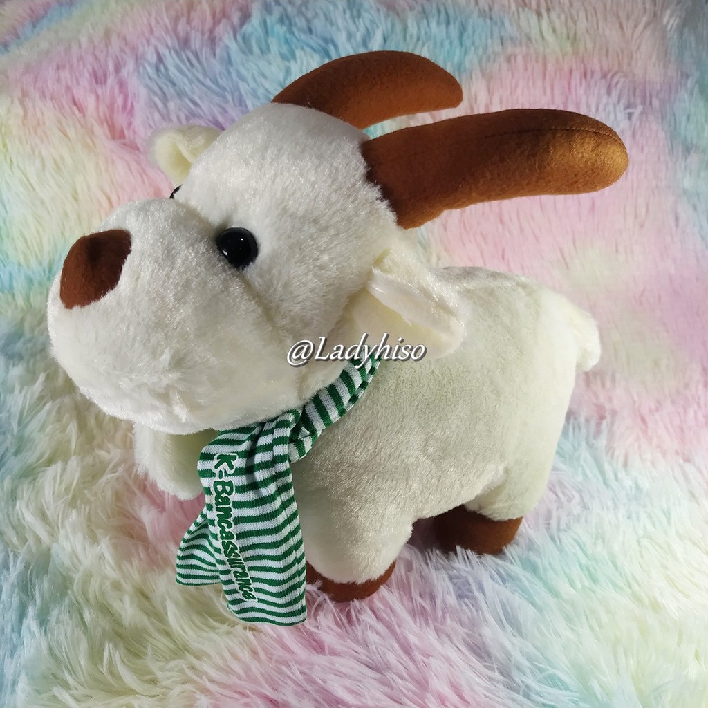 💟ของพรีเมี่ยม Kbank💟 ตุ๊กตาแพะ กสิกรไทย พันผ้าพันคอ โลโก้ ธนาคารกสิกร ...