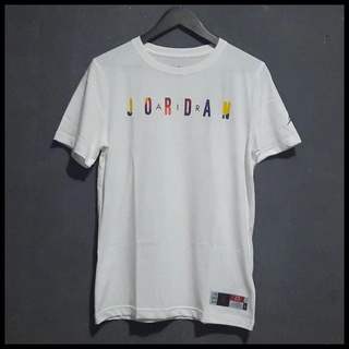 Nike Air Jordan Tee Original Jdk เสื้อยืดลําลอง สําหรับผู้ชาย ผู้หญิง แขนสั้น คอกลม คอกลม พิมพ์ลายตัวอักษร956257001