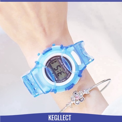 ภาพสินค้านาฬิกาข้อมือดิจิทัล มีไฟ LED สายซิลิโคน แฟชั่นสำหรับเด็ก จากร้าน mgonee.th บน Shopee ภาพที่ 1