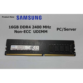 ภาพหน้าปกสินค้าRAM Samsung 16GB DDR4 2Rx8 PC4-2400T-UB1 2666 Mbps Non-ECC UDIMM M378A2K43CB1-CTD PC Desktop & Server ซึ่งคุณอาจชอบราคาและรีวิวของสินค้านี้