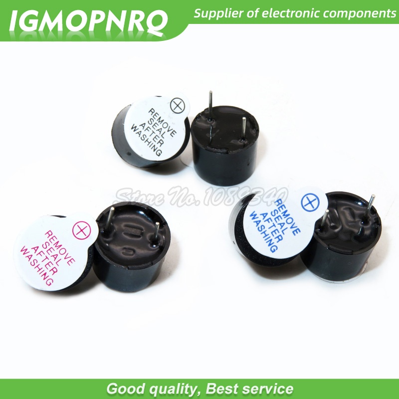 Igmopnrq บัซเซอร์แม่เหล็ก เสียงบี๊บต่อเนื่อง 3V 5V 12V 12095 12*9.5 มม. ...