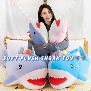 ▫✖Lying Shark Pillow Plush Toys plush stuffed animals Sleeping Stuffed Pillow anak patung
