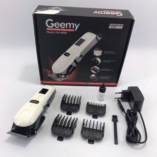 (สินค้าพร้อมส่ง) ปัตตาเลี่ยนไร้สาย Gemei รุ่นGM-6008 PROFESSIONAL HAIR CLIPPER(White)