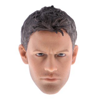 Lifelike 1/6 Male Head Sculpture Men Action Figure Model Accessories A04