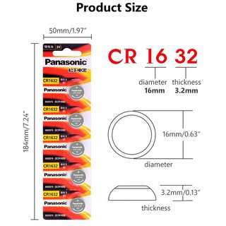 ภาพขนาดย่อของภาพหน้าปกสินค้าถ่านกระดุม จาก Indonesia รุ่น CR2032 CR2025 CR2016 CR1632 CR1620 CR1220 CR1616 3V Lithium Battery พร้อมส่ง จากร้าน aeg19110 บน Shopee ภาพที่ 4