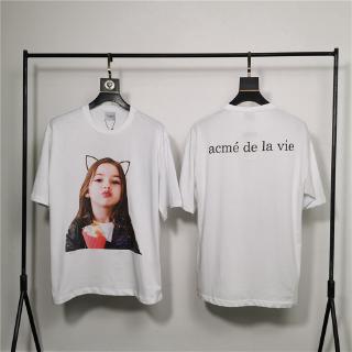 เสื้อยืดแขนสั้นผ้าฝ้ายทรงหลวมลําลองแบบ unisex