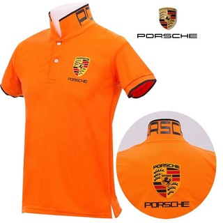 ✼✆♨เสื้อผ้า Polo โลโก้Porsche ดูดี โดดเด่น มีเอกลักษณ์เนื้อผ้า Cotton100% แท้ สินค้าตรงปกแน่นอน (รับประกันคุณภาพสินค้า)�