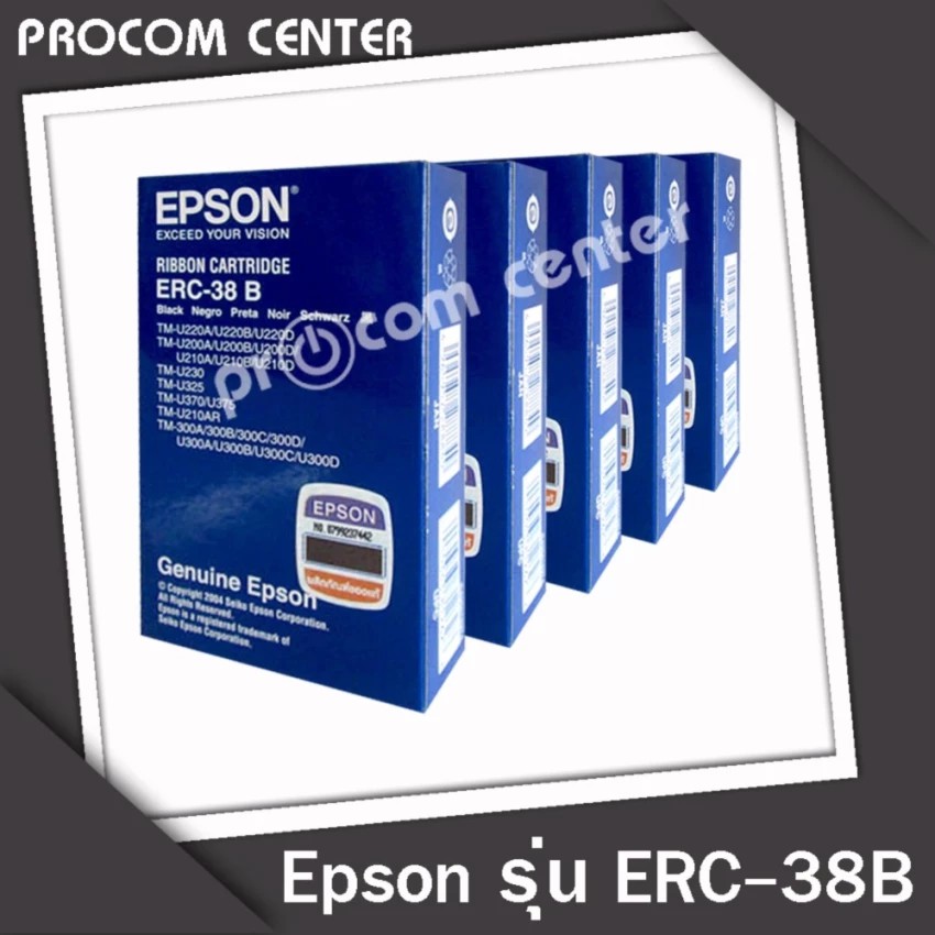 epson-ตลับหมึกแท้-epson-รุ่น-erc-38b-แพ็ค-5-ตลับ