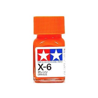 สีทามิย่าสูตรอีนาเมล Enamel X6 Orange 10ml