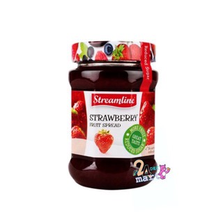 Streamline jam 340g. 🍓 แยมสูตรน้ำตาลน้อย strawberry fruit spread สตรีมไลน์