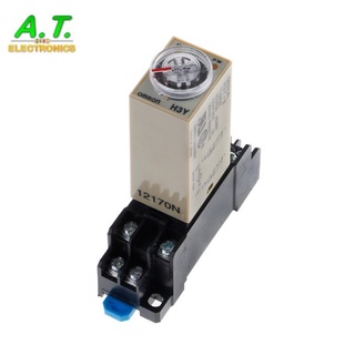 ถูกสุด!!! AC 220V H3Y-2 Power On Time Delay Relay Solid State Timer 60วินาที