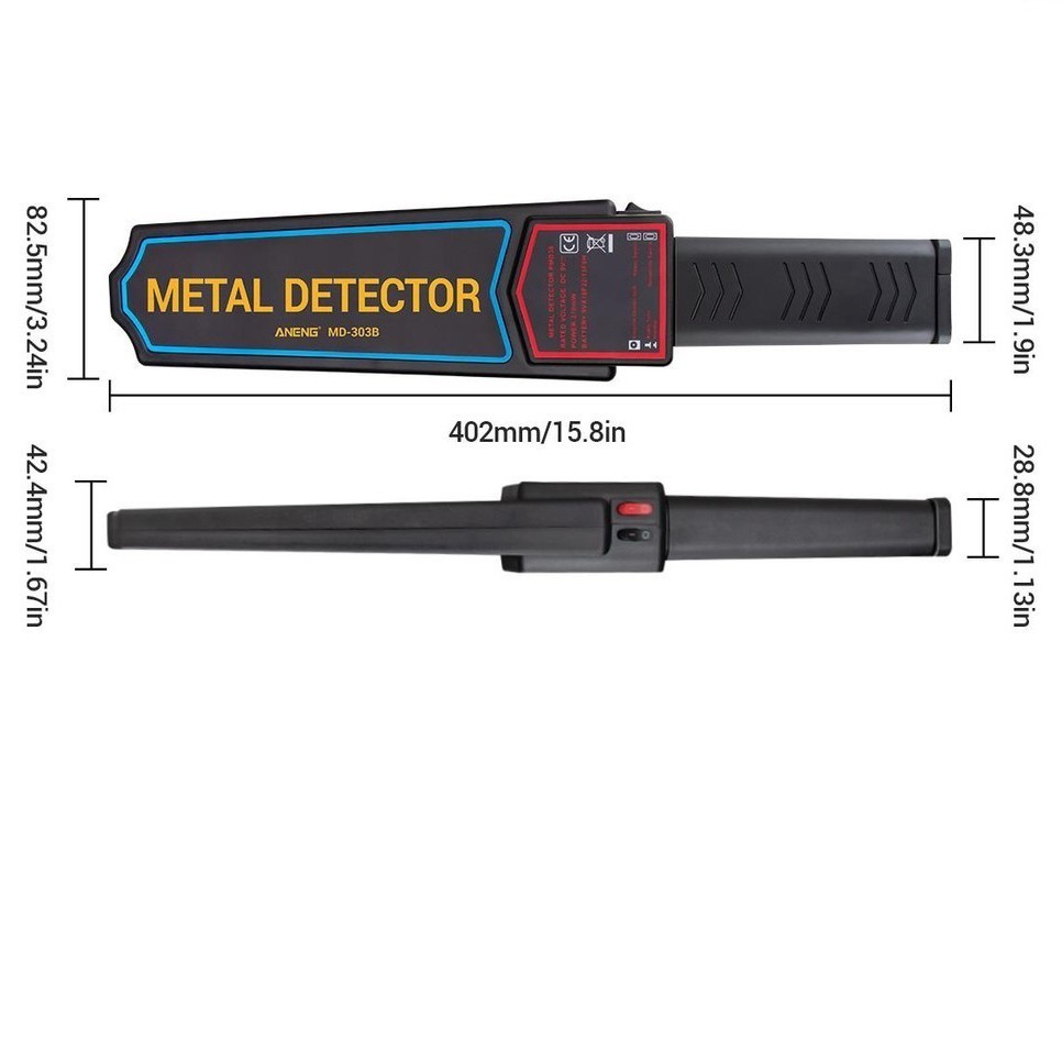 เครื่องตรวจจับโลหะพกพา-สำหรับงานรักษาความปลอดภัย-high-sensitivity-hand-held-metal-detector-security-aneng-md-303b