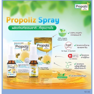 ภาพหน้าปกสินค้าสินค้าขายดี❤️ Propoliz Spray ขนาด 15 มล พร้อมส่งทั้ง 2 แบบ (1 กล่อง) ที่เกี่ยวข้อง