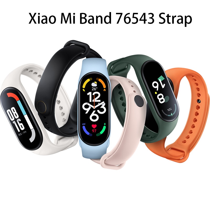 ราคาและรีวิวสายนาฬิกาข้อมือซิลิโคน แบบเปลี่ยน สําหรับ Xiaomi Mi Band 7 MiBand 6 Xiaomi Band 5 6 7