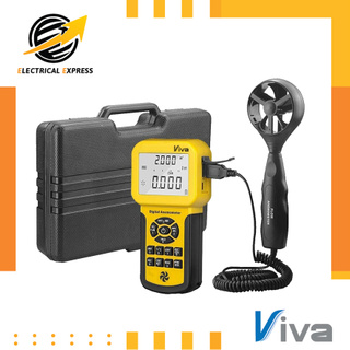 VIVA เครื่องวัดความเร็วลม (Air Flow Anemometer) รุ่น 846A วัดความเร็วลมแบบใบพัด รับประกัน 1 ปี