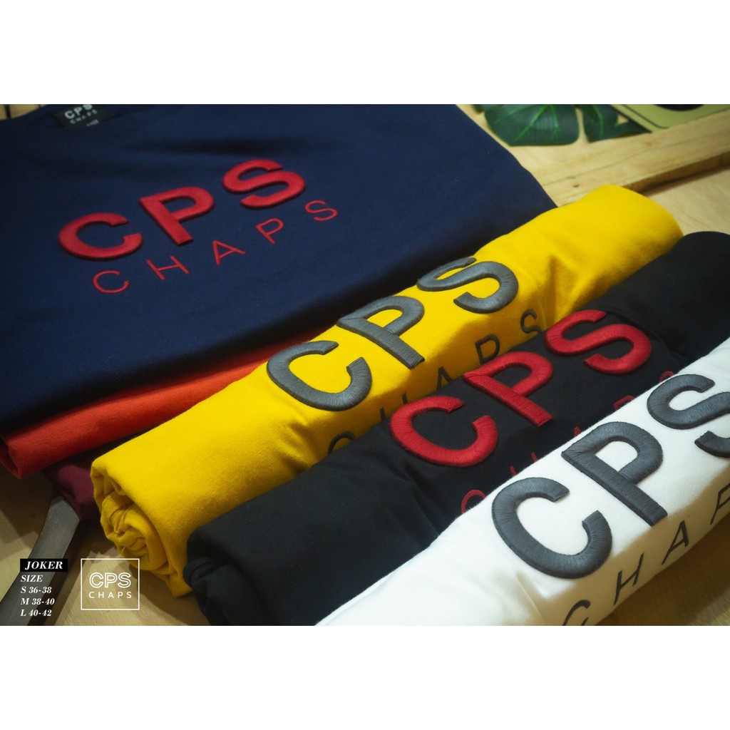 ลายใหม่-ชนช๊อป-เสื้อยืดงานปักนูน-งานป้าย-cps-chap-cotton-100-smlxl-no-40