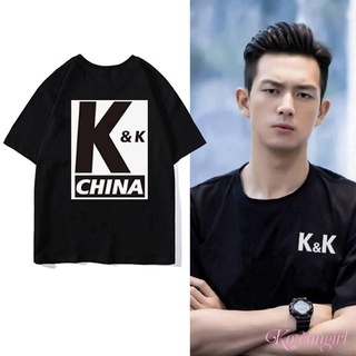 เสื้อสาวอวบ - ปลาหมึกผู้หญิง! KK พิมพ์ตัวอักษร unisex เสื้อยืดฤดูร้อนที่เรียบง่ายแขนสั้นเสื้อยืดเสื