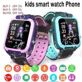 สินค้า Q12 Kids Smart Watch นาฬิกาเด็ก นาฬิกาอัจฉริยะ ใส่ซิม โทรออก รับสายได้ ติดตาม GPS หน้าจอสัมผัส SOS Q88 V4 q12