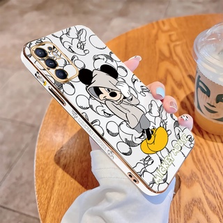 เคส Oppo Reno 6 Z Reno6 Pro Reno 5 Reno5 Pro 4G 5Gเคสโทรศัพท์มือถือแบบนิ่ม ลายการ์ตูนมิกกี้เมาส์