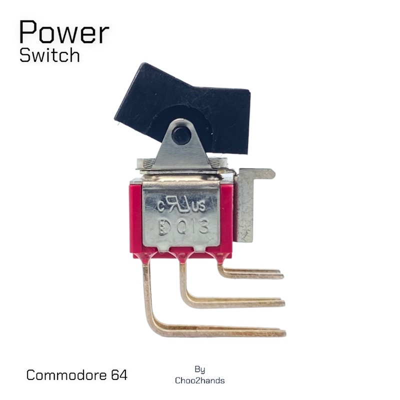 สวิตช์โยก Power Switch Rocker Switch DPDT 5A (AC/DC) COMMODORE 64 ...