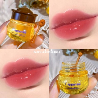 ราคาพร้อมส่ง/ของแท้ 🐝 ลิปมัน​เปลี่ยนสี​ Cappuvini Honey ลิปน้ำผึ้ง ลิปมัน ลิปบำรุง​ปาก​ แก้ริมฝีปากแตก ดำคล้ำ