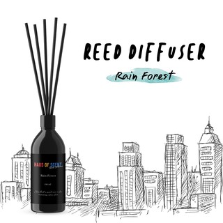 【ซื้อ L แถม S】 ก้านไม้หอม กลิ่น RAIN FOREST ก้านไม้หอมอโรม่า หอมปรับอากาศ น้ำหอมปรับอากาศ ในห้อง Reed Diffuser