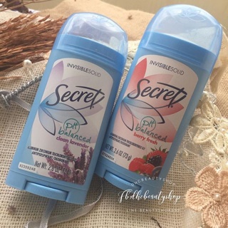 #Secret Invisible Solid Deodorant รุ่น PH Balanced