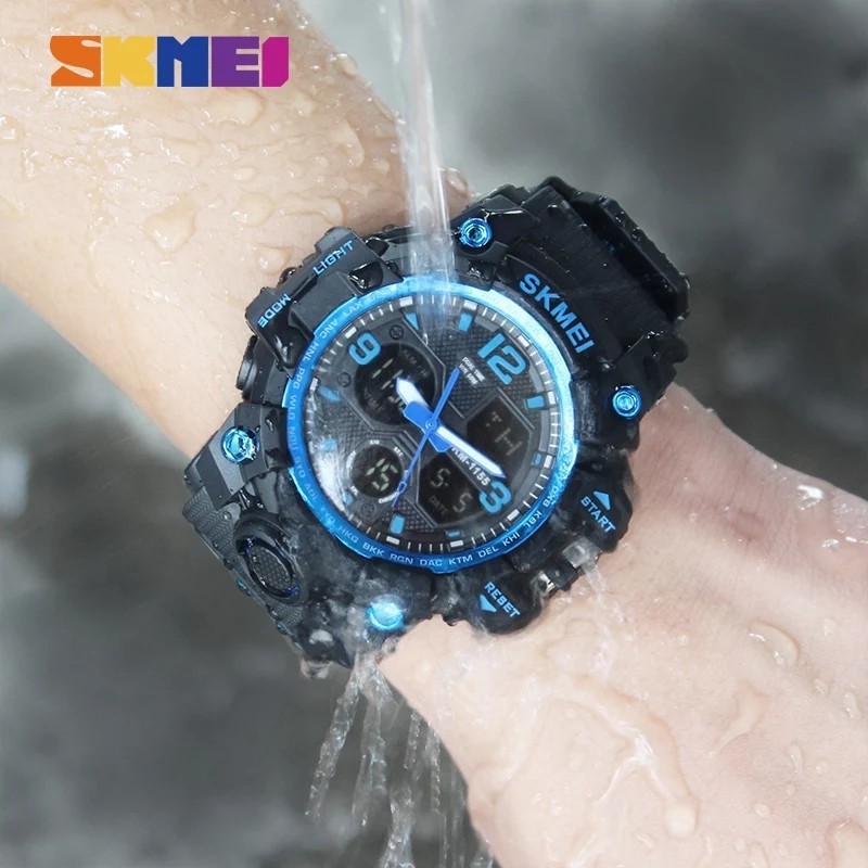 ภาพหน้าปกสินค้าของแท้100% SKMEI 1155B นาฬิกาดิจิตอล นาฬิกาข้อมือ นาฬิกา ผู้ชาย นาฬิกา skmei (มีเก็บเงินปลายทาง) AW015