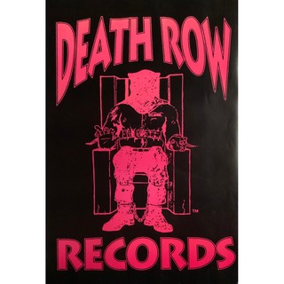 โปสเตอร์ DEATH ROW RECORDS ค่ายเพลง อเมริกัน วง ดนตรี รูป ภาพ ติดผนัง สวยๆ poster 34.5 x 23.5 นิ้ว (88x60ซม.โดยประมาณ)