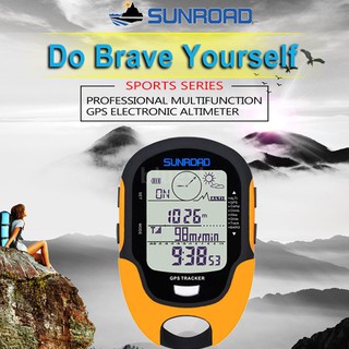 sunroad fr 500 นาฬิกาข้อมือมัลติฟังก์ชั่นดิจิตอล lcd บารอมิเตอร์พยากรณ์อากาศมีไฟ led