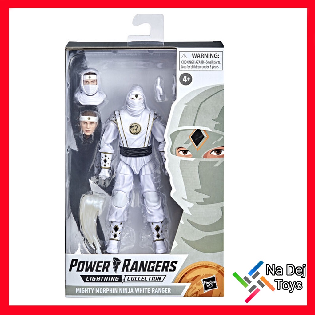 Power Rangers Lightning Collection Mighty Morphin Ninja White 6