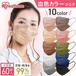 ภาพหน้าปกสินค้า🆕 พร้อมส่ง 10สี 🔥Iris healthcare Mask หน้ากากอนามัย แพคสุดคุ้มกล่อง 60 ชิ้น ที่เกี่ยวข้อง