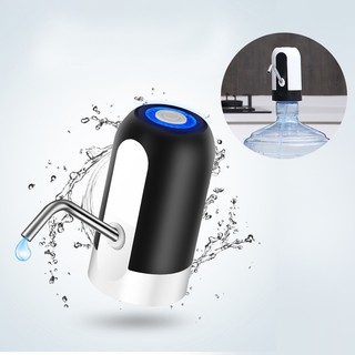 ภาพหน้าปกสินค้าเครื่องกดน้ำดื่ม กดน้ำอัตโนมัต ที่กดน้ำ กดน้ำดื่ม น้ำถัง แบบชาร์ต USB ( กรุณาชาร์ตแบตก่อนใช้ ) คละสี ที่เกี่ยวข้อง