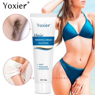 Yoxier ครีมกําจัดขนใต้วงแขน ขา ใต้วงแขน 40 กรัม