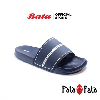 Bata บาจา รองเท้าแตะแบบสวม ใส่ง่าย น้ำหนักเบา รองรับน้ำหนักเท้าได้ดี ไม่ลื่น ลุยน้ำ สำหรับผู้ชาย รุ่น Ash สีกรมท่า 8619446