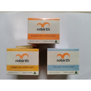 Rebirth Placenta Cream 100ml.  มี 3 สูตร