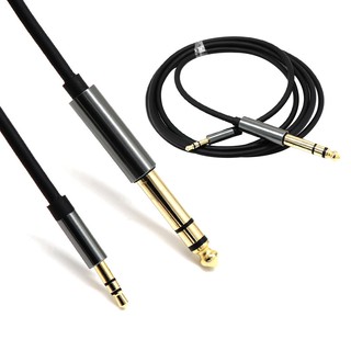 3.5 mm Male to 6.5 mm 1 / 4 Inch Male อะแดปเตอร์ Jack Stereo Audio Cable Cord สำหรับ Phone Y 05
