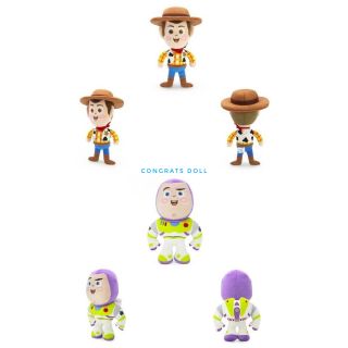 (ลิขสิทธิ์แท้ ส่งฟรี) 14 / 9 นิ้ว วู้ดดี้ บัซไลท์เยียร์ Woody Buzz Lightyear ทอย สตอรี่ Toy Story วูดดี้ ตุ๊กตา